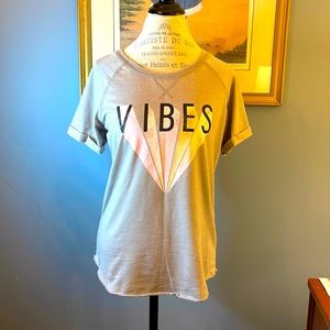 Grayson Threads vibes gray and pink t-shirt